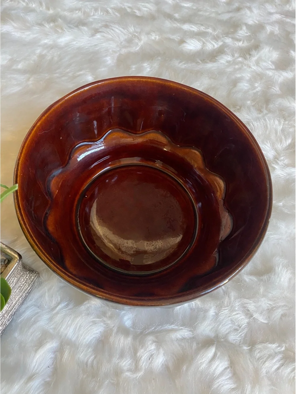 Haggar Vintage USA Brown Ceramic Bowl